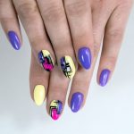 036 Gel Polish Semilac Pearl Violet 7ml - Image 2
