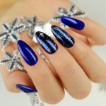 087 Gel Polish Semilac Glitter Indigo 7ml - Image 2