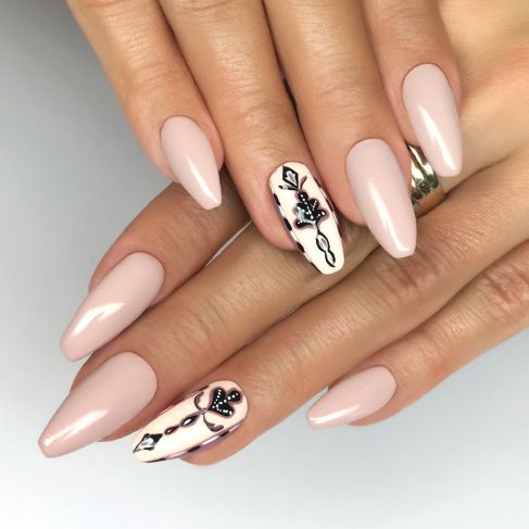 220 Gel Polish Semilac Business Line Nugat Beige 7ml - Image 2