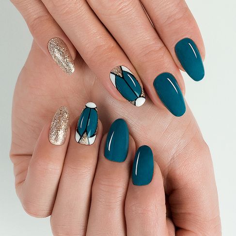 260 Gel Polish Semilac Platinum Light Gold 7ml - Image 3