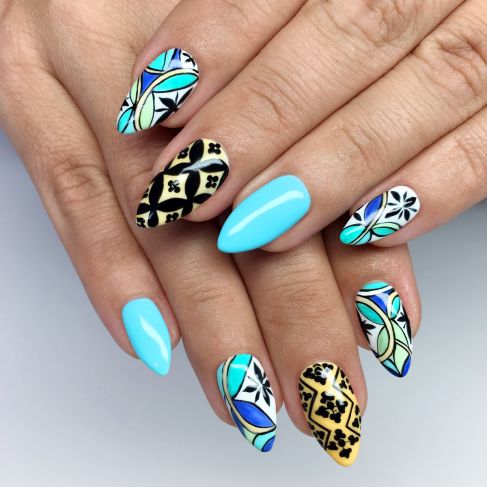 268 Gel Polish Semilac Pastells Light Blue 7ml - Image 2