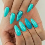 521 Gel Polish Semilac Semibeats Turquoise Blue 7ml - Image 2