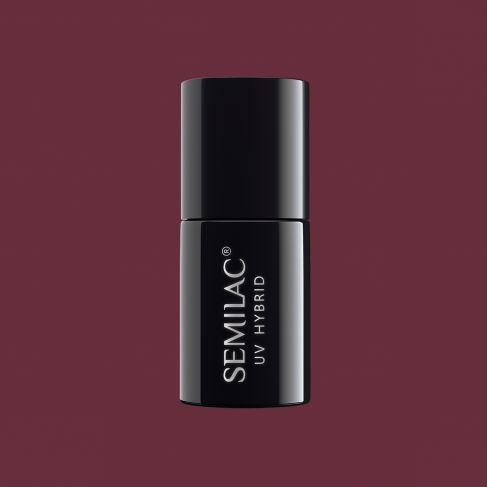 527 Gel Polish Semilac Legendary Six Burgundy 7ml