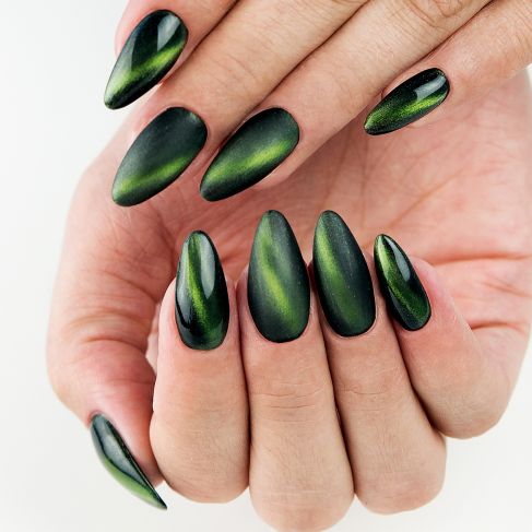 610 Semilac Cat Eye Green - Image 2