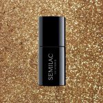 339 Gel Polish Semilac Gold Glitter 7ml