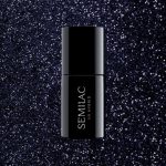 340 Gel Polish Semilac Shimmer Black 7ml