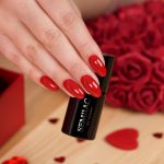 345 Gel Polish Semilac Gorgeous Red 7ml - Image 3