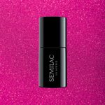 348 Gel Polish Semilac Charming Ruby Glitter 7ml