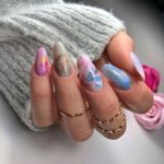 12 Semilac Nail Transfer Foil Rose Gold Marble - Image 4