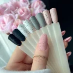 T20 Semilac Top No Wipe Black Sprinkles 7ml - Image 3