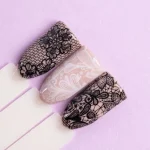 24 Semilac Black Lace Transfer Foil - Image 3