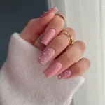 376 Gel Polish Semilac Shimmer Stone Pink Diamond 7ml - Image 2