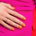 433 Gel Polish Semilac Supporting Orange 7ml - Image 3