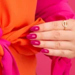 436 Gel Polish Semilac Powerful Burgundy 7ml - Image 3