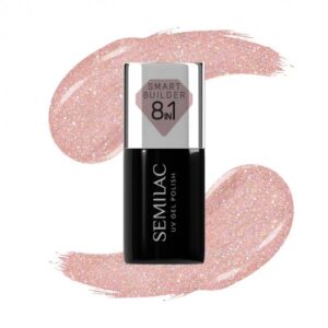 804 Semilac Smart Builder Glitter Soft Beige 7ml