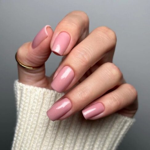 805 Semilac Smart Builder Glitter Dirty Nude Rose 7ml - Image 2