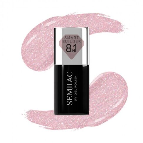 805 Semilac Smart Builder Glitter Dirty Nude Rose 7ml