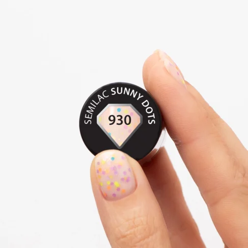 930 Gel Polish Semilac Sunny Dots 7 ml - Image 2