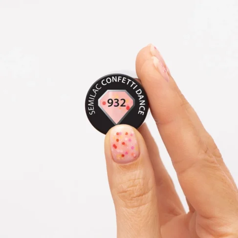 932 Gel Polish Semilac Confetti Dance 7 ml - Image 2