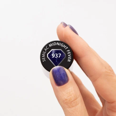 937 Gel Polish Semilac Midnight Fever 7 ml - Image 2
