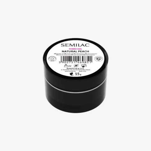 Semilac Thixo Gel Natural Peach Builder Gel 15 g - Image 2